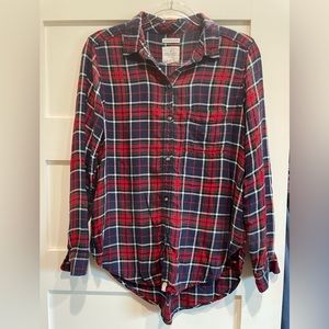 American Eagle Amazingly-Soft boyfriend fit flannel shirt